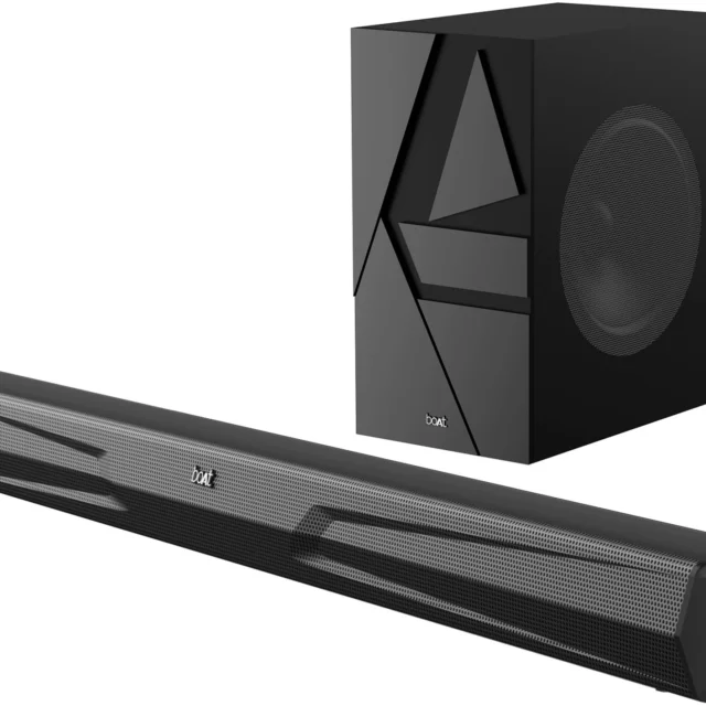 boAt Aavante Bar Quake Pro/Aavante 2.1 2450 , Wireless Satellites, EQ Modes 240 W Bluetooth Soundbar